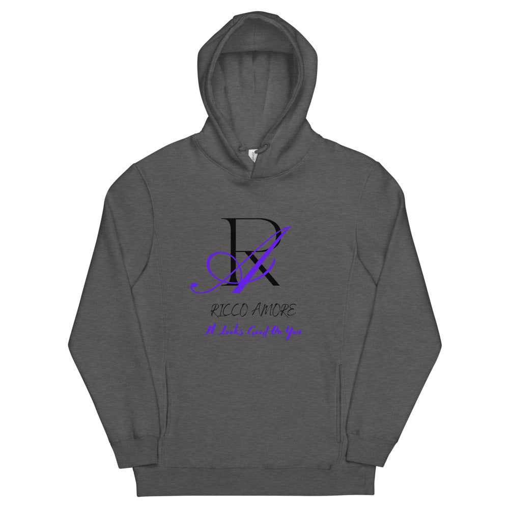 Purple+ Black Logo Unisex fashion hoodie