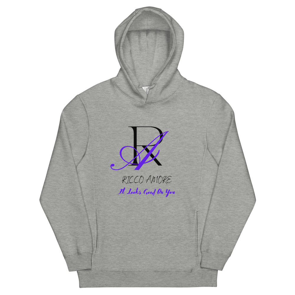 Purple+ Black Logo Unisex fashion hoodie