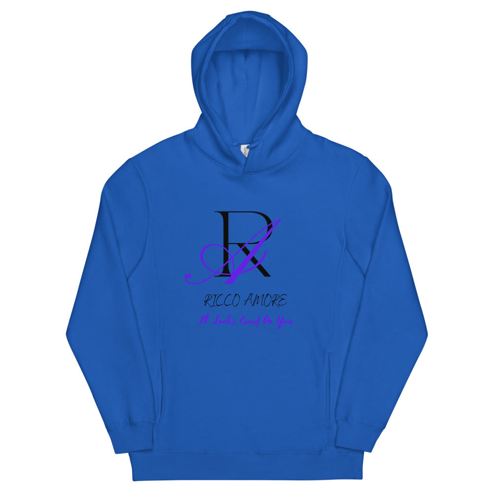 Purple+ Black Logo Unisex fashion hoodie