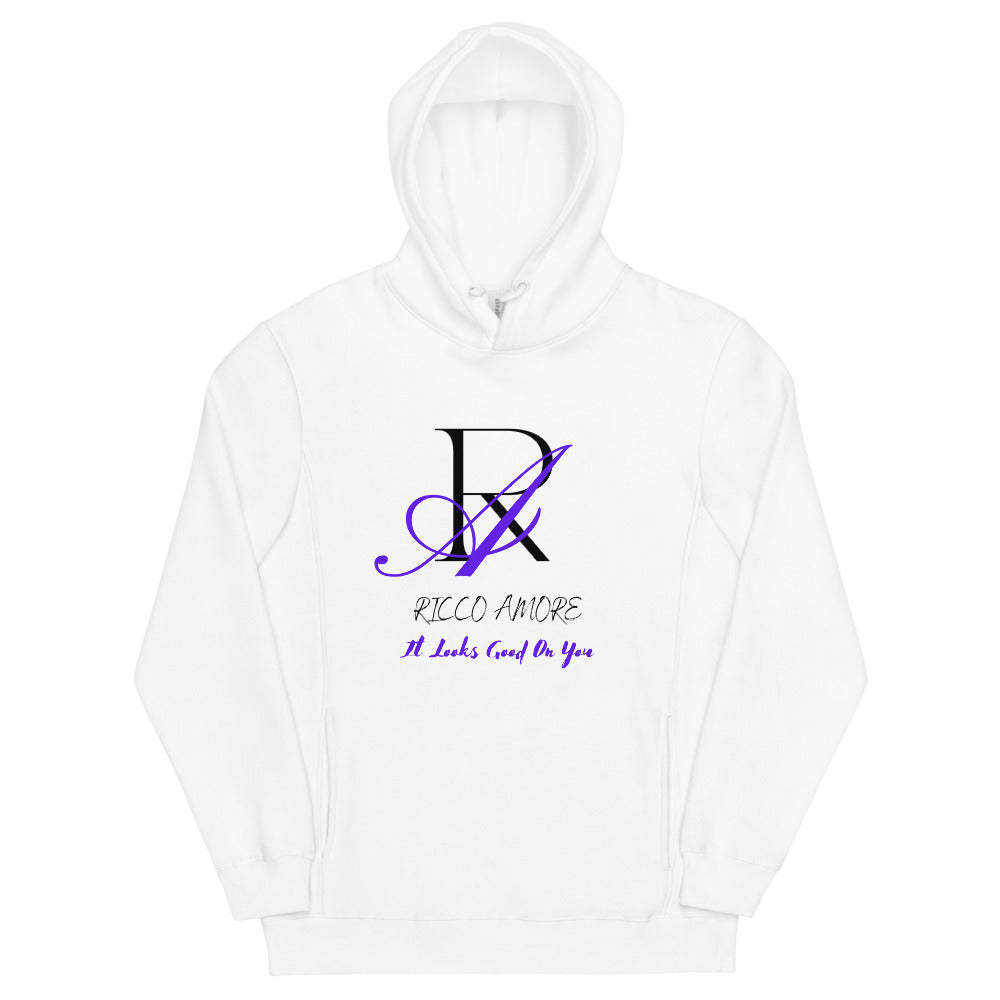 Purple+ Black Logo Unisex fashion hoodie