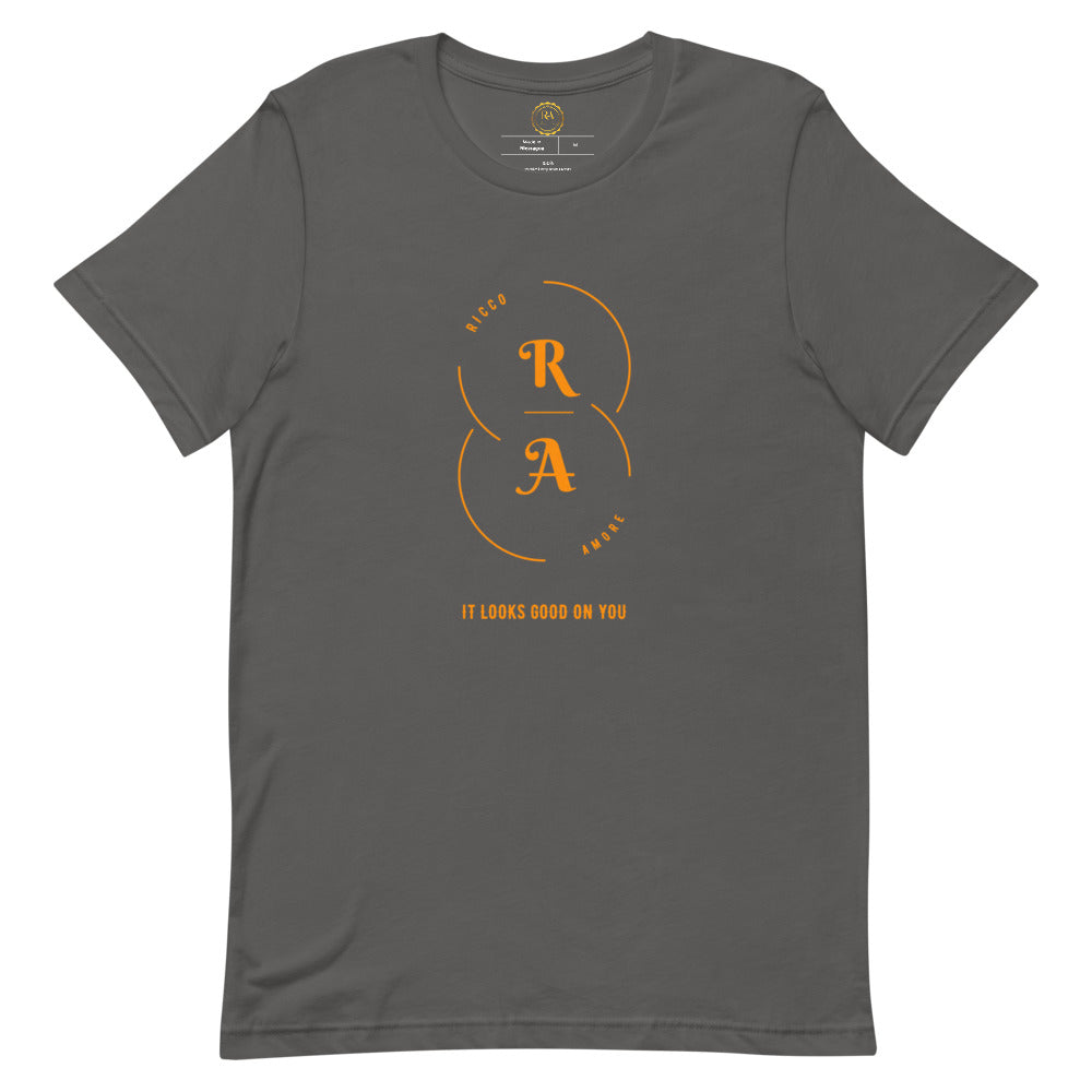 Orange Circles Short-Sleeve Unisex T-Shirt