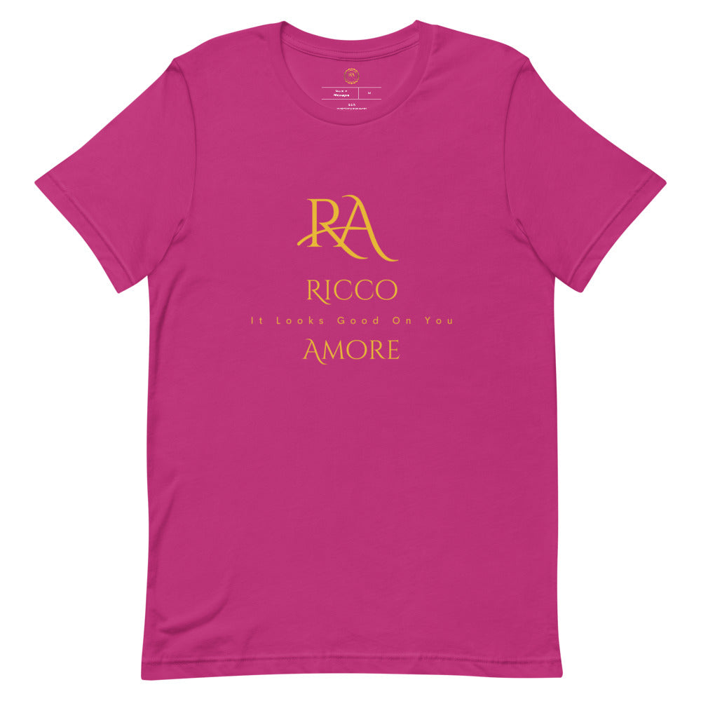 Ricco Amore Short-Sleeve Unisex T-Shirt