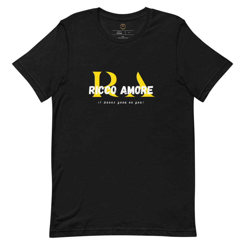 R+A Yellow&Black Short-sleeve unisex t-shirt
