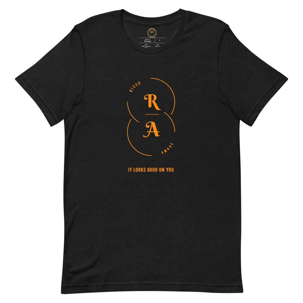 Orange Circles Short-Sleeve Unisex T-Shirt