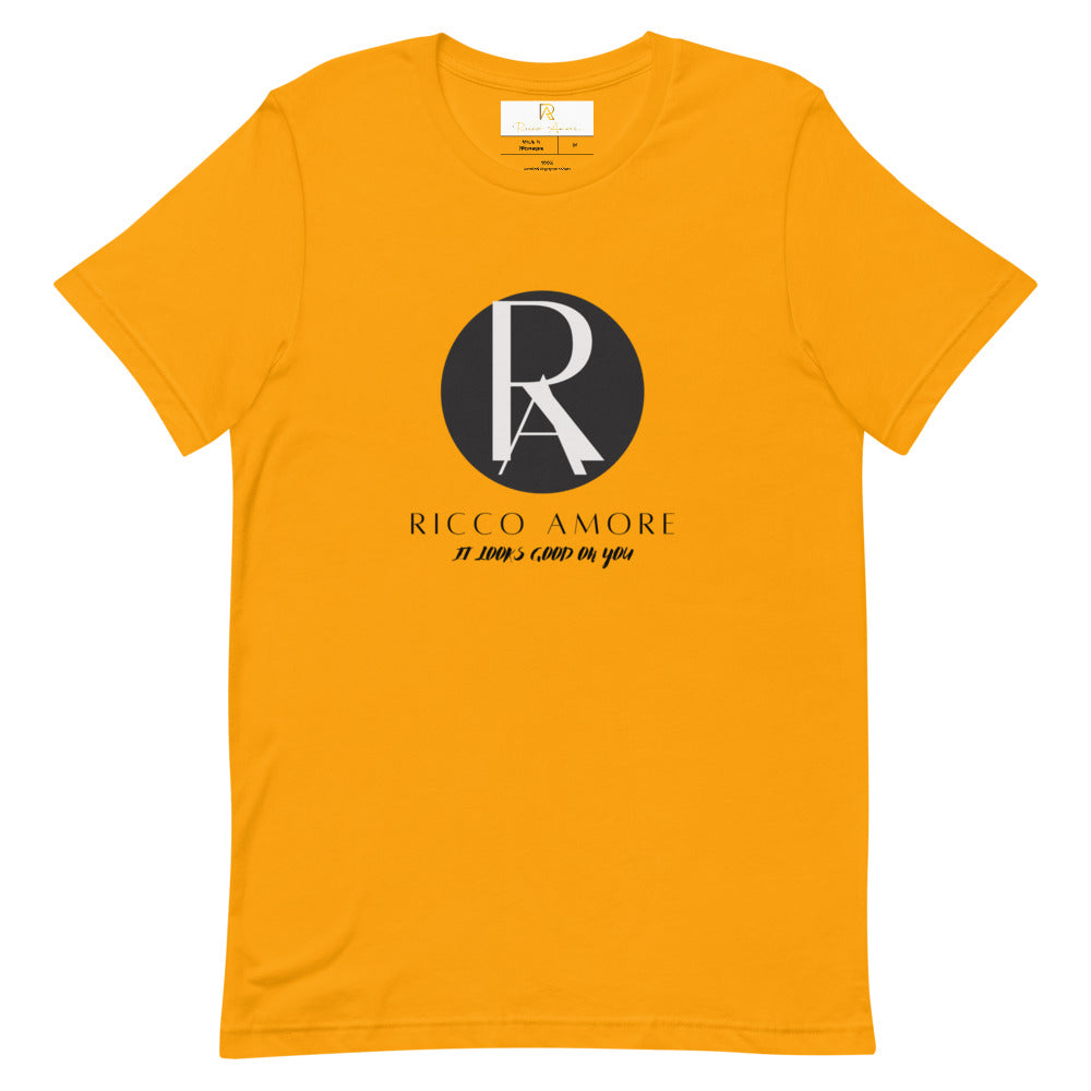 Ricco Amore Interlaced Short-Sleeve Unisex T-Shirt