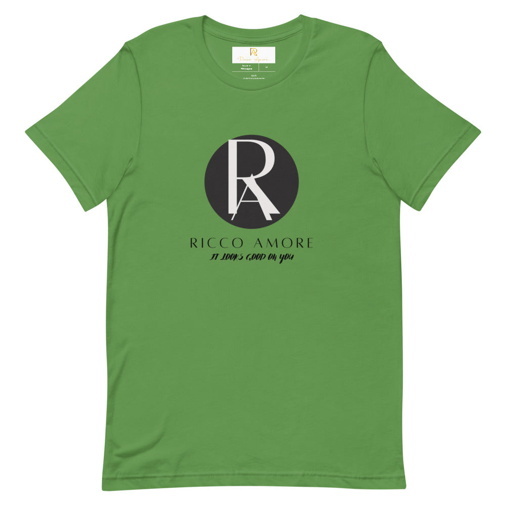Ricco Amore Interlaced Short-Sleeve Unisex T-Shirt
