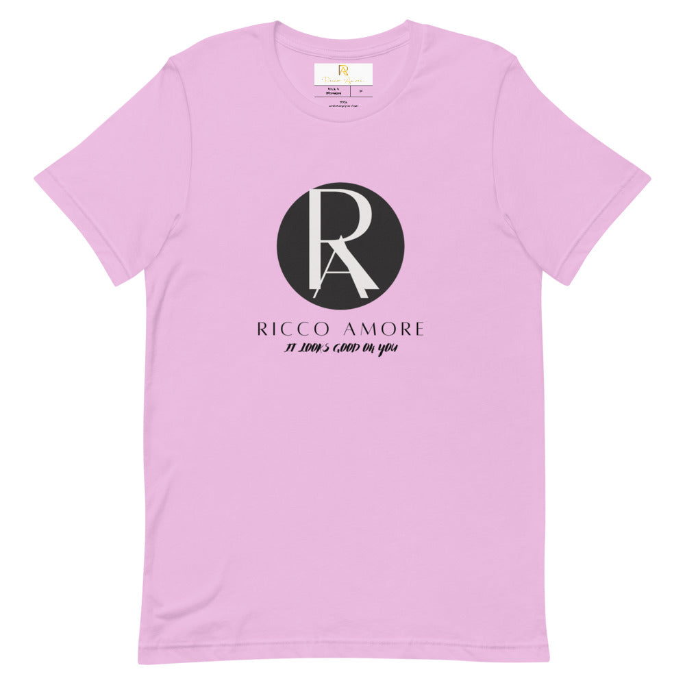 Ricco Amore Interlaced Short-Sleeve Unisex T-Shirt