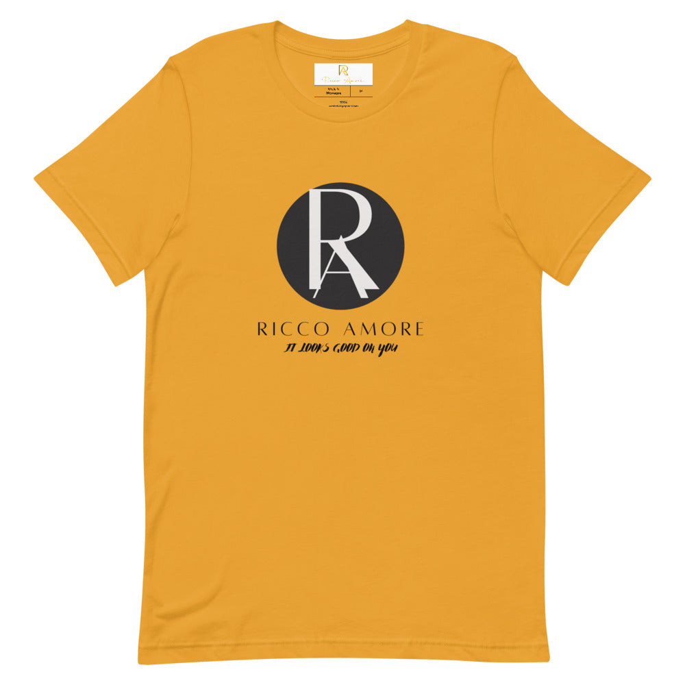 Ricco Amore Interlaced Short-Sleeve Unisex T-Shirt