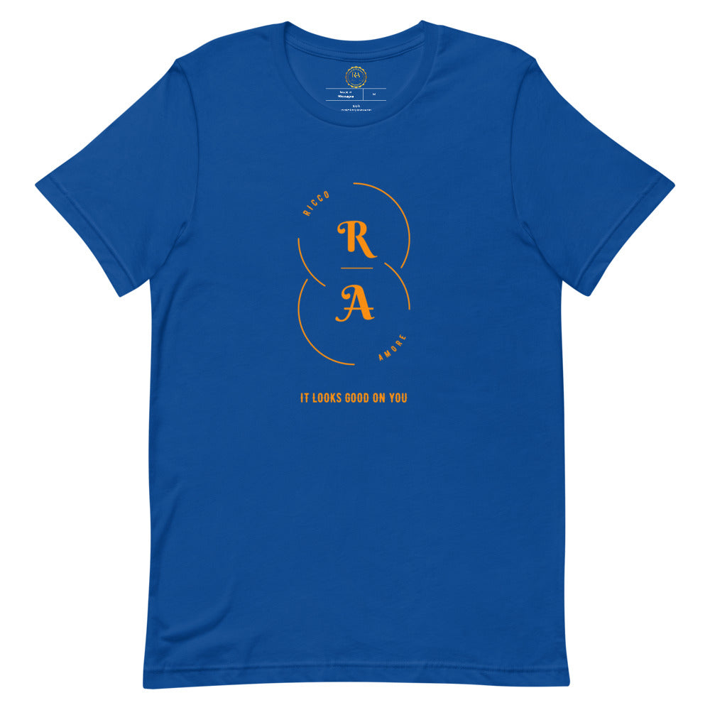 Orange Circles Short-Sleeve Unisex T-Shirt
