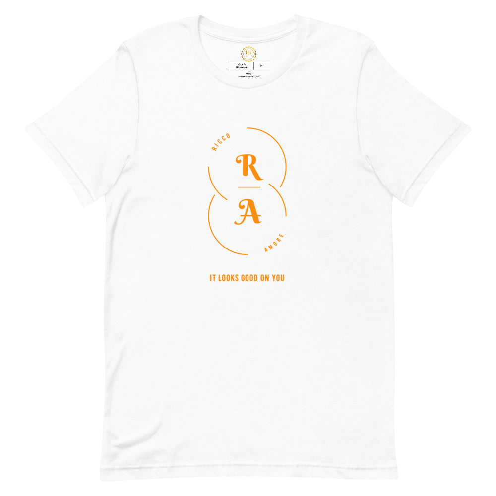 Orange Circles Short-Sleeve Unisex T-Shirt