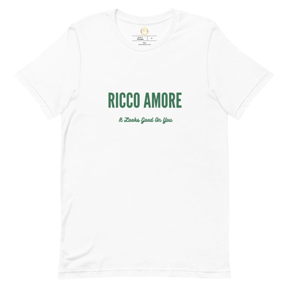 Ricco Amore Noble Green Short-sleeve unisex t-shirt