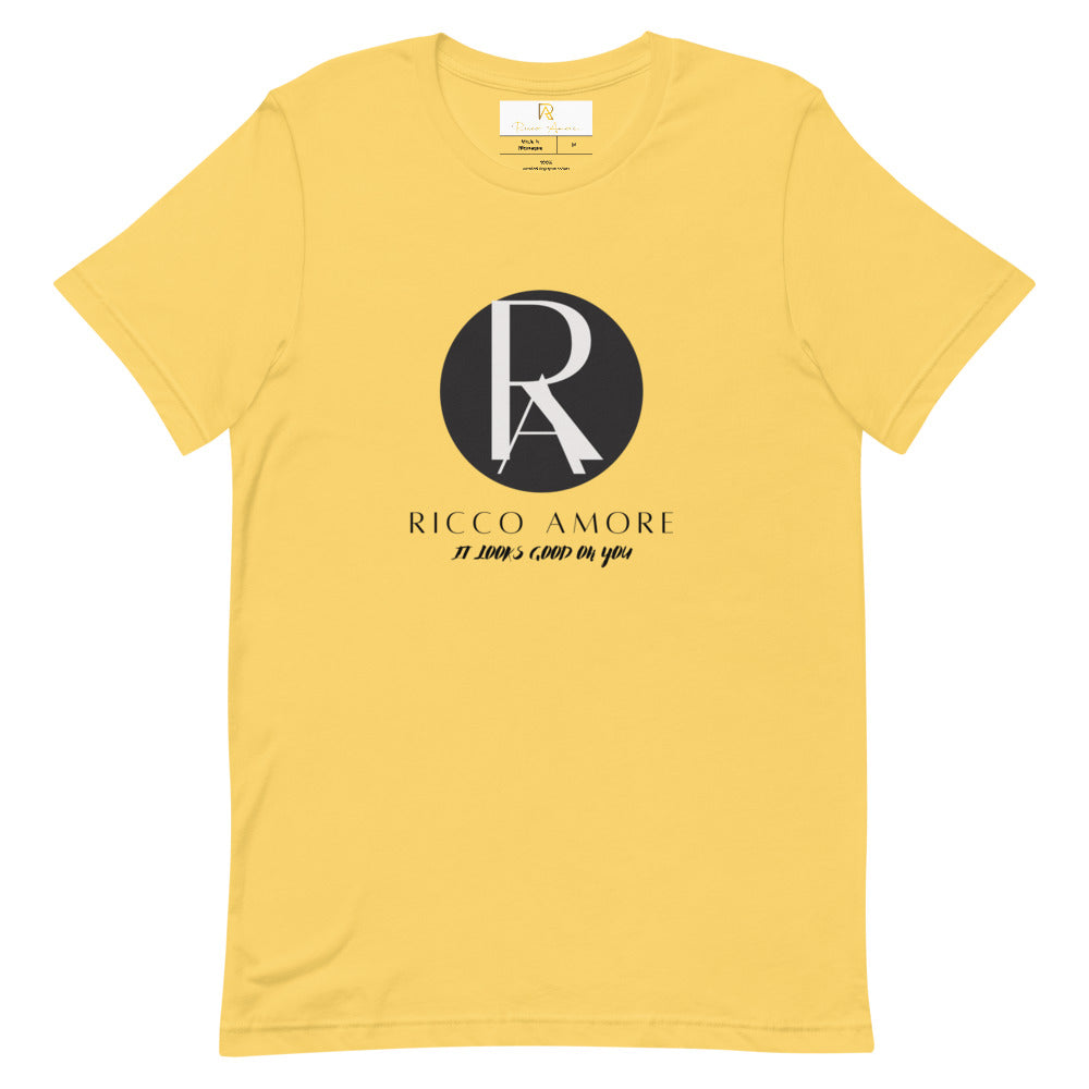 Ricco Amore Interlaced Short-Sleeve Unisex T-Shirt