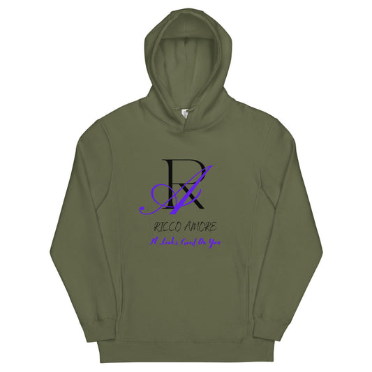 Purple+ Black Logo Unisex fashion hoodie
