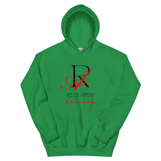 Red+Black Logo Unisex Hoodie