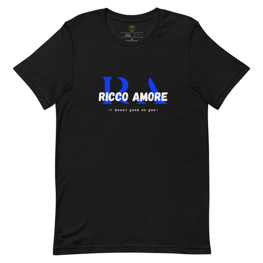R+A Blue&Black Short-sleeve unisex t-shirt