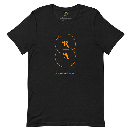 Orange Circles Short-Sleeve Unisex T-Shirt
