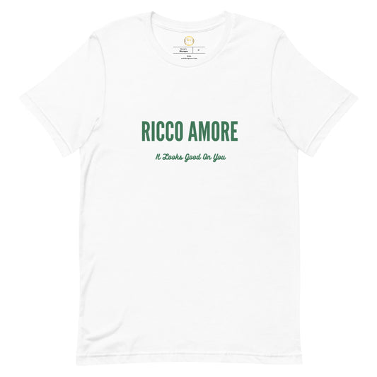Ricco Amore Noble Green Short-sleeve unisex t-shirt